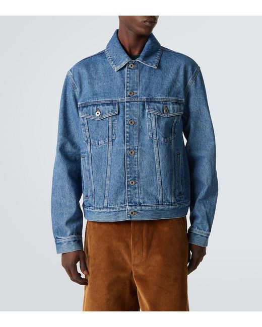 Loewe Blue Anagram Denim Jacket for men