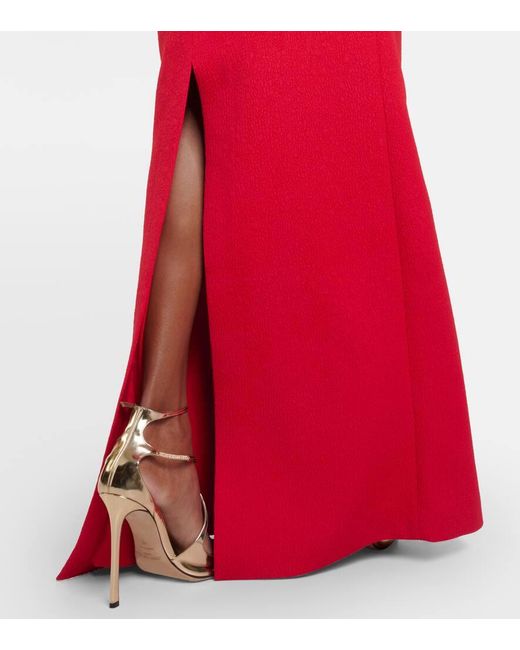 Vestido de fiesta Chiara de crepe Rebecca Vallance de color Red