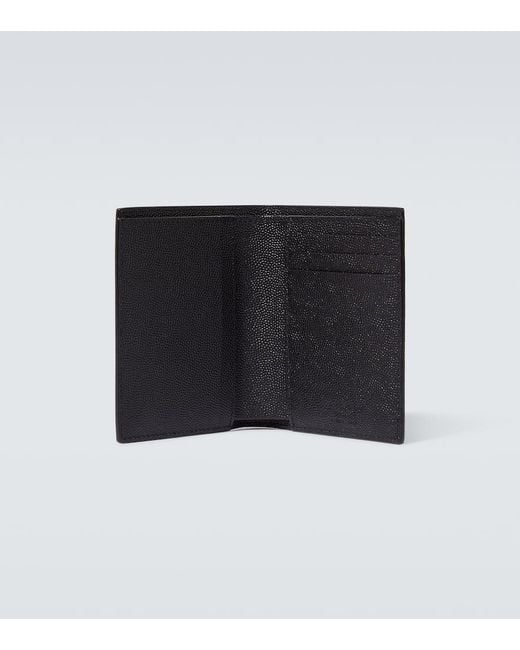 Saint Laurent Portemonnaie Aus Leder in Black für Herren