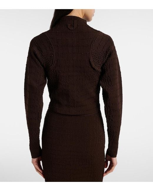 Jacquemus Black Cropped Cardigan