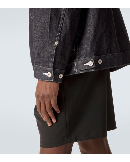 Comme des Garçons Blue Denim Jacket for men