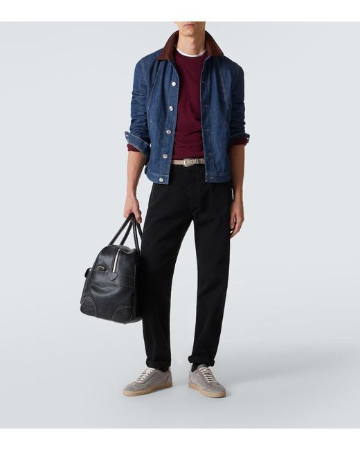 Brunello Cucinelli Blue Coats for men