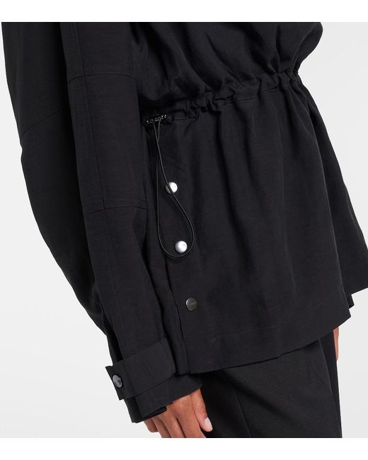Rohe Black Half-Zip Jacket