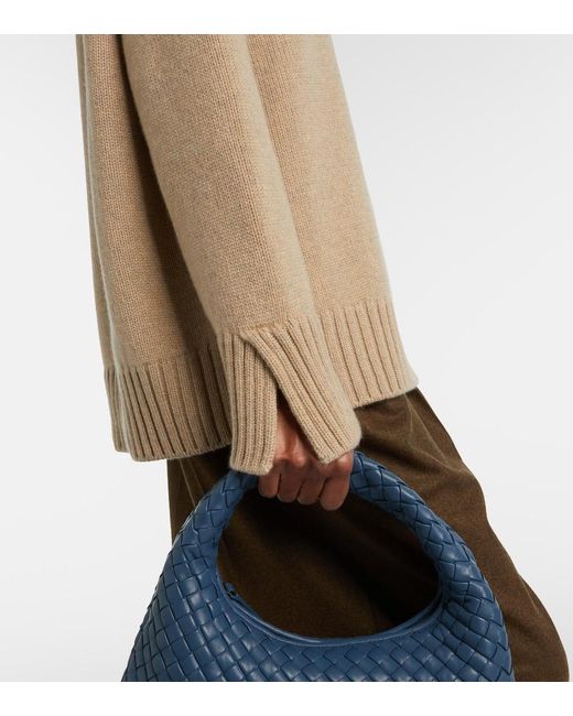 Loro Piana Natural Cashmere Turtleneck Sweater