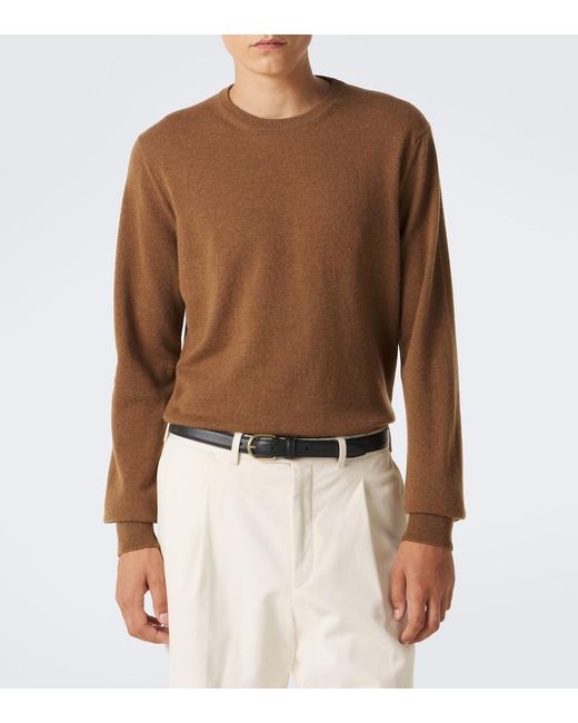 Pull En Cachemire Rubinacci pour homme en coloris Brown