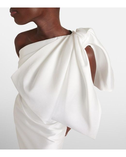 Solace London White Marcela Mini Dress
