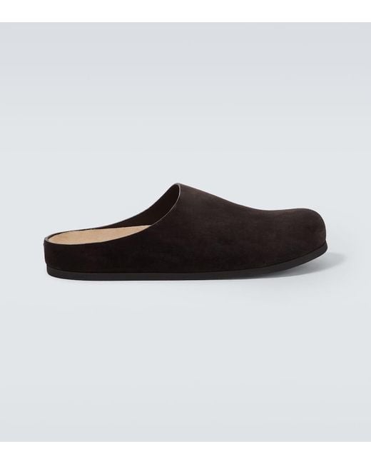 Common Projects Clogs Aus Veloursleder in Black für Herren