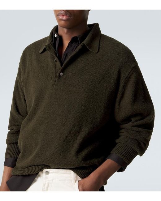 Polo De Seda A.PRESSE de hombre de color Black