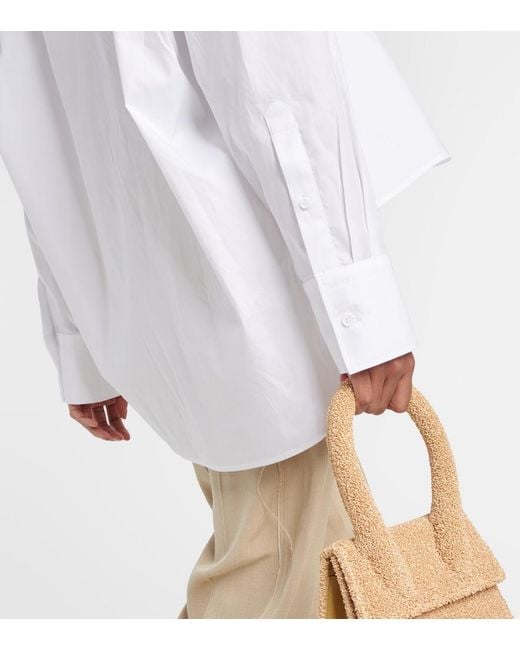 Jacquemus White La Chemise Amaro Poplin Shirt