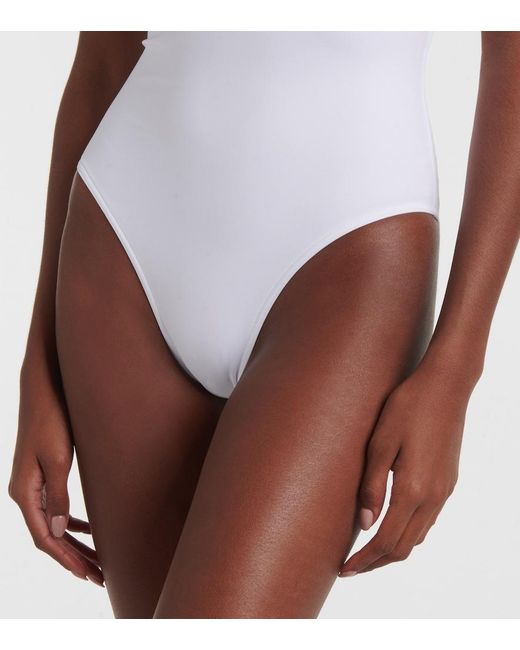 Eres White Bandeau One-Piece Swimsuit