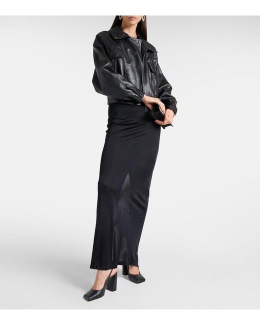 AMINA MUADDI Black Charlotte Slingback Heel