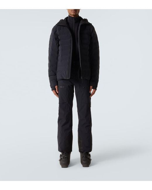 Aztech Mountain Blue Aztech Fleece Zip-Up Ski Top for men