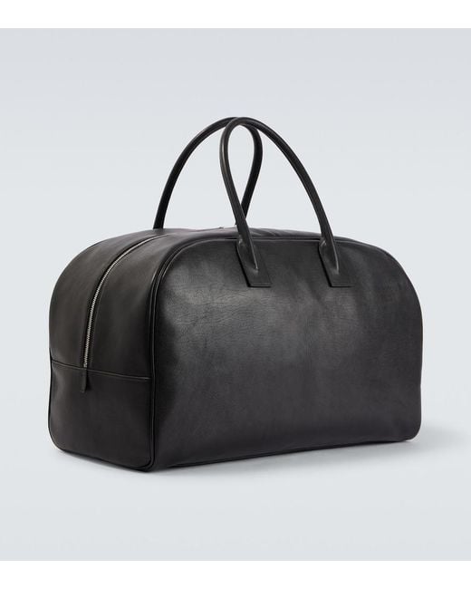Saint Laurent Black Giant Leather Duffel Bag for men