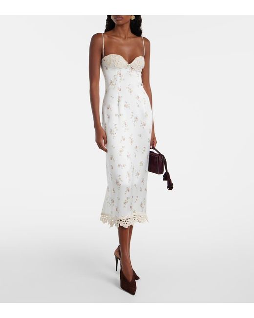 Magda Butrym Brown Slingback-Pumps Aus Leder Mit Haekelstrick