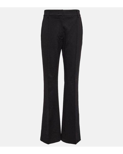 Dorothee Schumacher Blue High-Rise Straight Pants