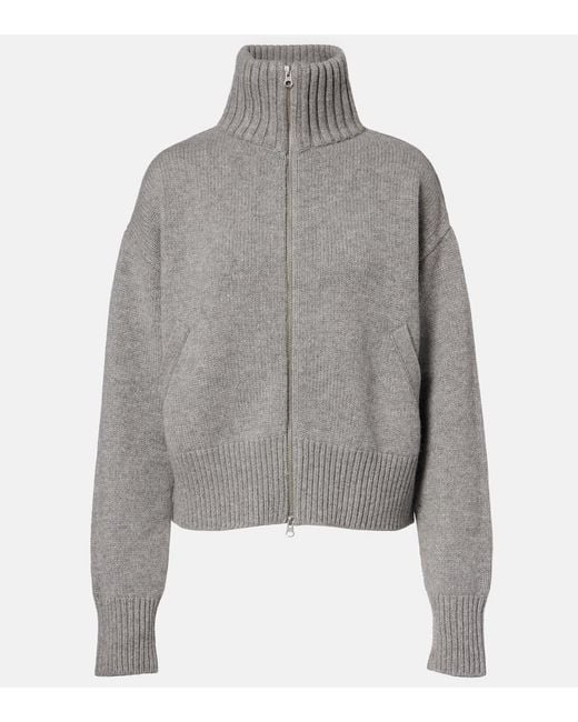 Extreme Cashmere Gray N°438 Xtra Fab Cashmere Cardigan