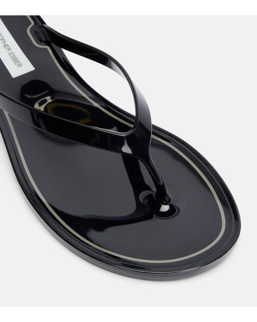 Christopher Esber Gray Jo Thong Sandals
