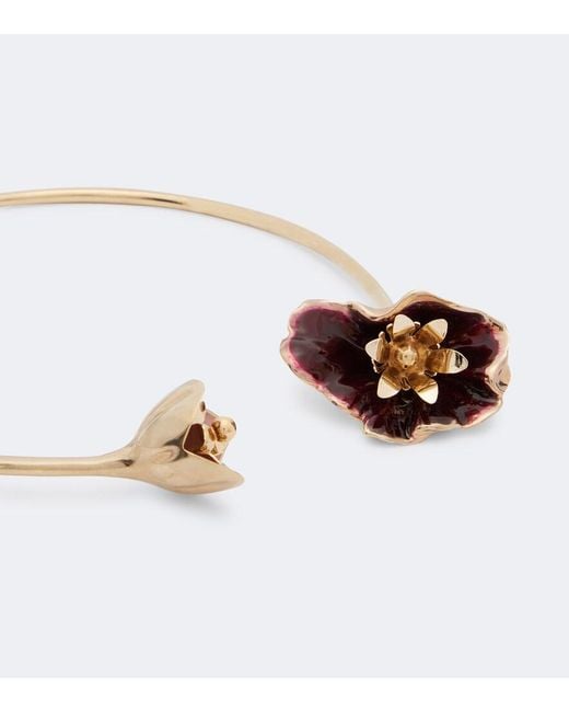 Rabanne White Floral Cuff