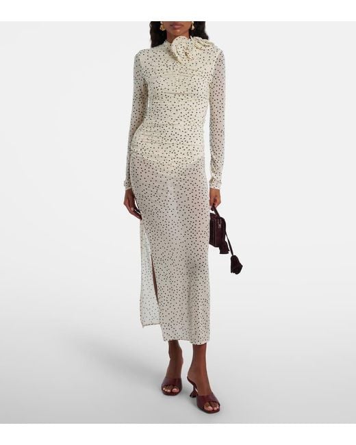 AMINA MUADDI Red Pantoletten Lupita 70 Aus Leder