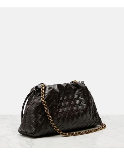 Bottega Veneta Black Dustbag Notte Medium Shoulder Bag