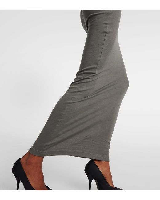 Wardrobe NYC White Cotton Jersey Maxi Dress