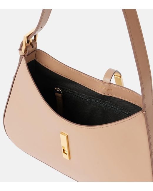 DeMellier London Natural Tokyo Leather Shoulder Bag