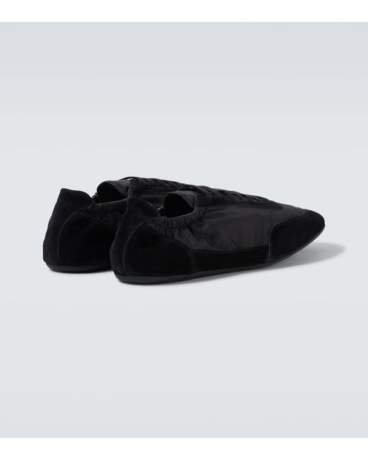 Prada Sneakers Collapse Aus Re-Nylon Mit Veloursleder in Black für Herren