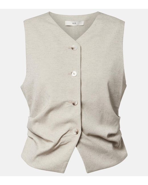 Sir Natural Leone Draped Vest
