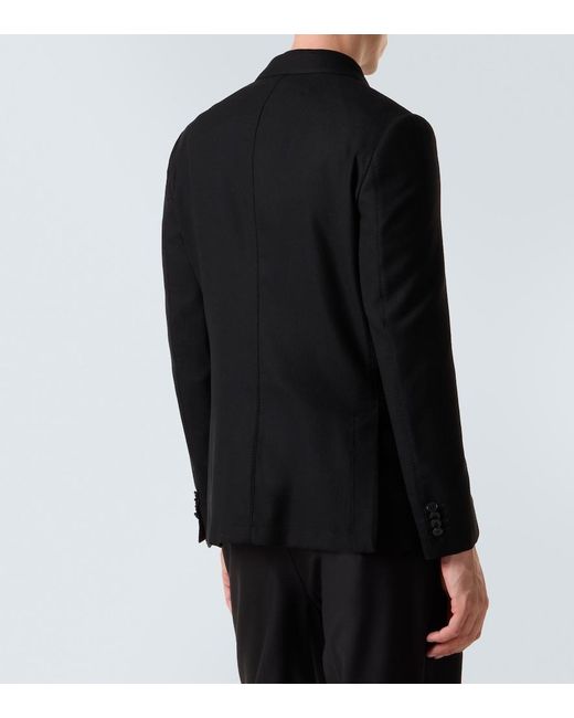Zegna Black Wool Blazer for men