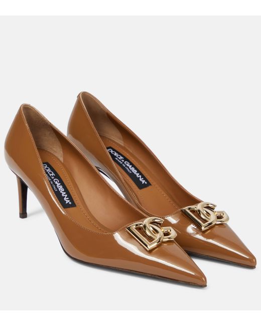 Dolce & gabbana cheap patent leather pumps