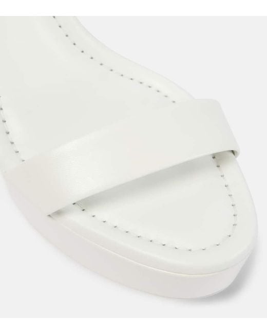 Sandalias con plataforma Movida Jane 130 de piel Christian Louboutin de color White