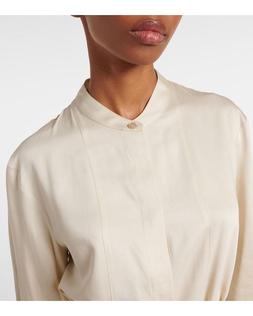 Vestido Midi Rosan Con Cinturon Joseph de color Natural