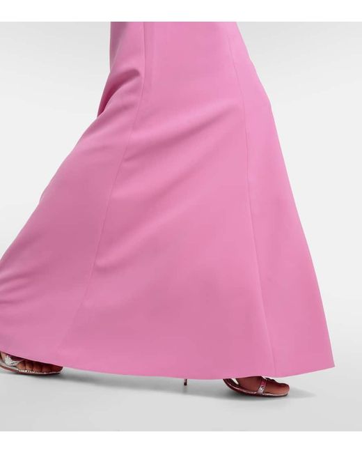 Vestido de fiesta Laka de crepe adornado Jenny Packham de color Pink
