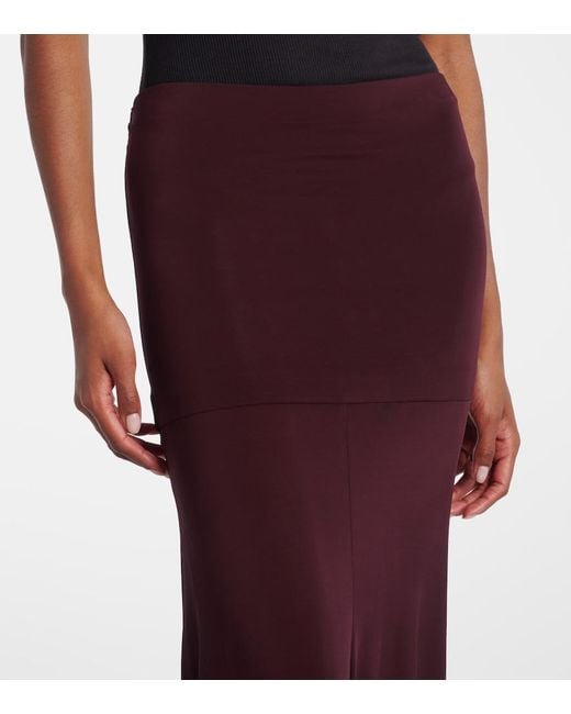 Alaïa Purple Jersey Jumpsuit