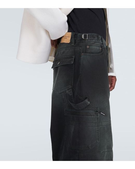Pantaloni cargo in cotone di Balenciaga in Black da Uomo