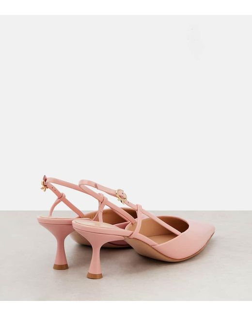 Salones Destalonados Ascent 55 De Piel Gianvito Rossi de color Pink