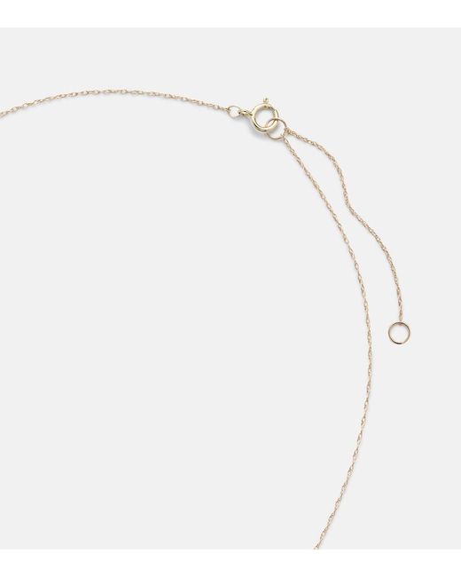 STONE AND STRAND White 10Kt Necklace With Diamonds