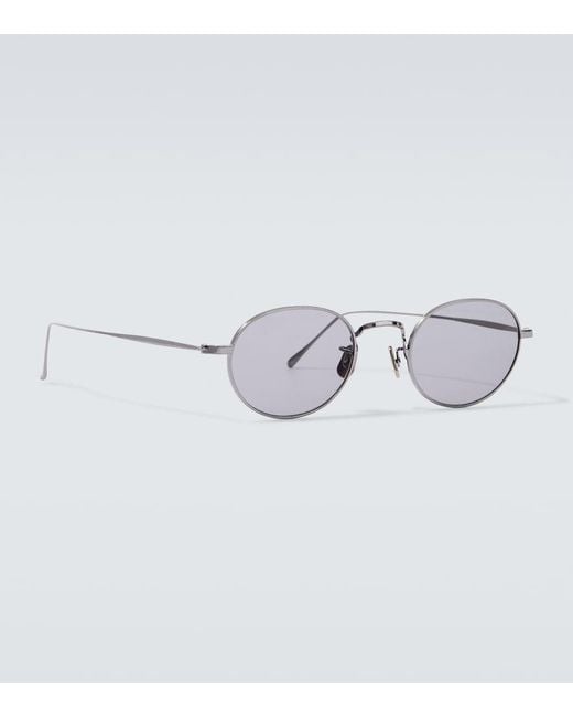 Auralee Metallic X Eyevan 003 Oval Sunglasses for men