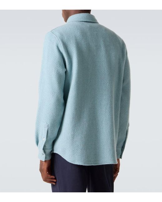 Camicia Labradorite di God's True Cashmere in Blue da Uomo