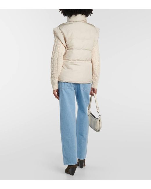 Isabel Marant White Toby Puffer Vest