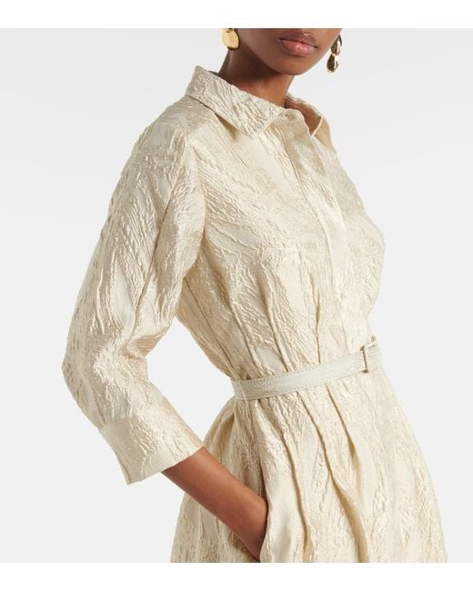 Jonathan Simkhai Natural Courtney Embellished Jacquard Gown