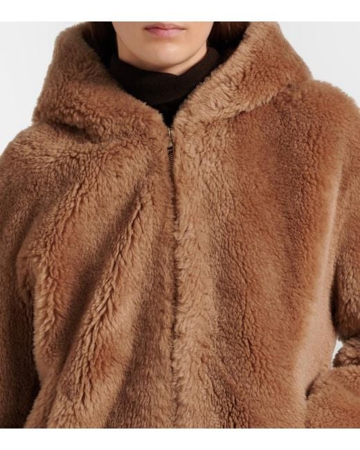 Yves Salomon Brown Wool Jacket