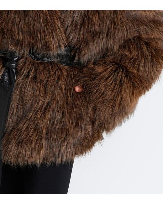 Magda Butrym Brown Belted Jacket