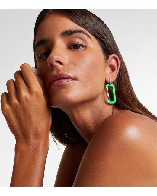 Eera Green Chiara 18Kt And Diamond Single Earring
