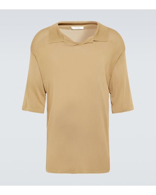 The Row Natural Ken Jersey Polo Shirt for men