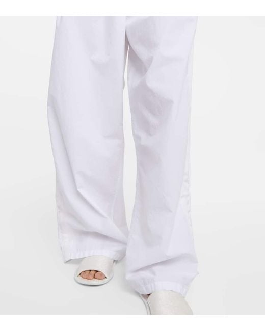 The Row White Weite Hose Hubert Aus Baumwolle