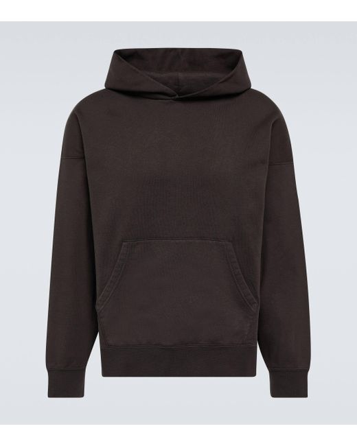 Visvim Black Ultimate Jumbo Cotton Jersey Hoodie for men