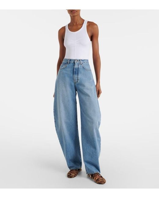 Alaïa Brown Tiger-Print Calf Hair Ballet Flats