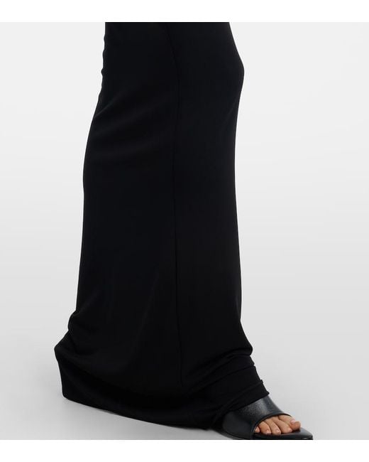 The New Arrivals Ilkyaz Ozel Blue Darja Ruched Gown