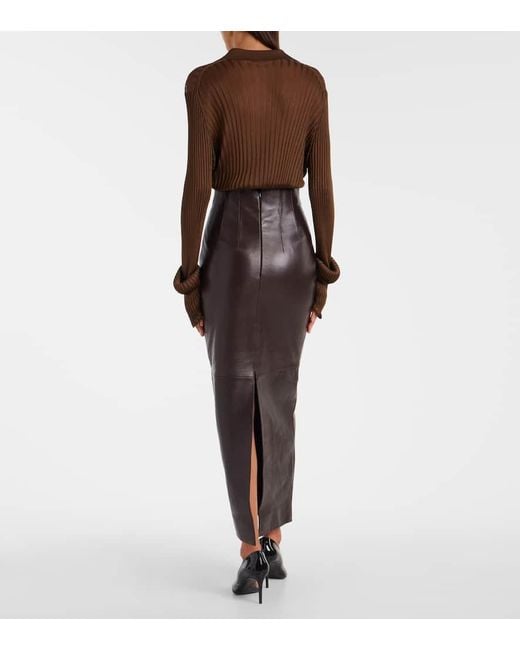 Gonna Lunga Loxley di Khaite in Brown